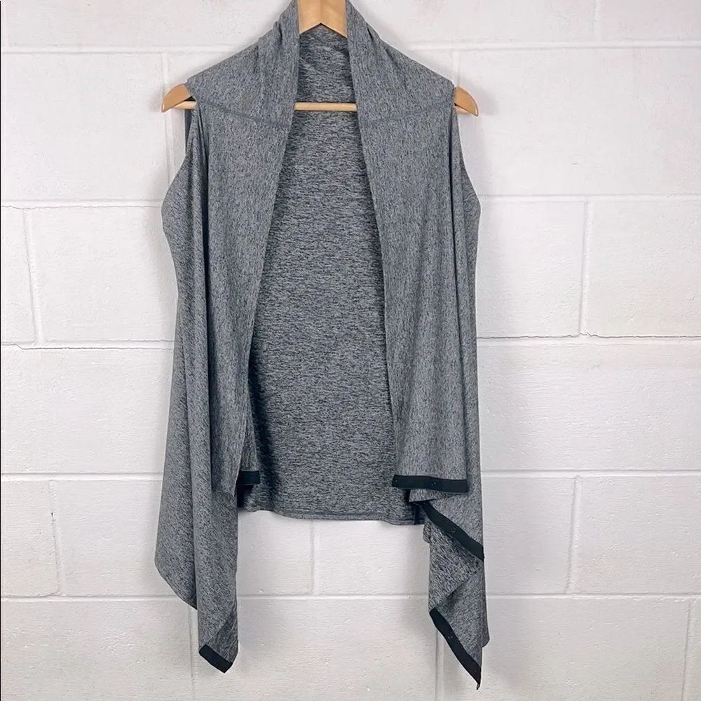 Athleta Women’s Om wrap in powervita heathered gray NWT